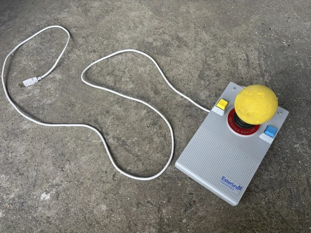 TRAXSYS ROLLER TRACKER Ball Mouse USB Traxsys Esterline Joystick ...