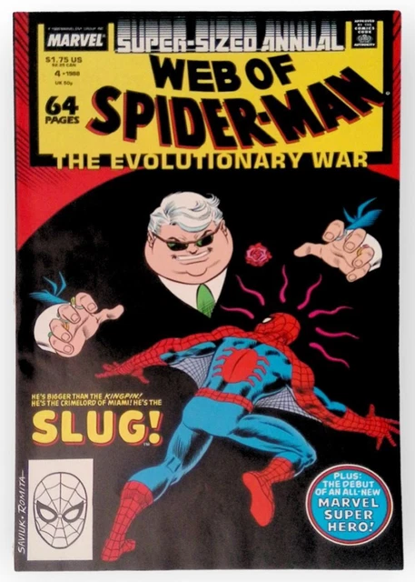 Web of Spider-Man Annual #4 Direct Edition Cover (1985-1994 Marvel Comics