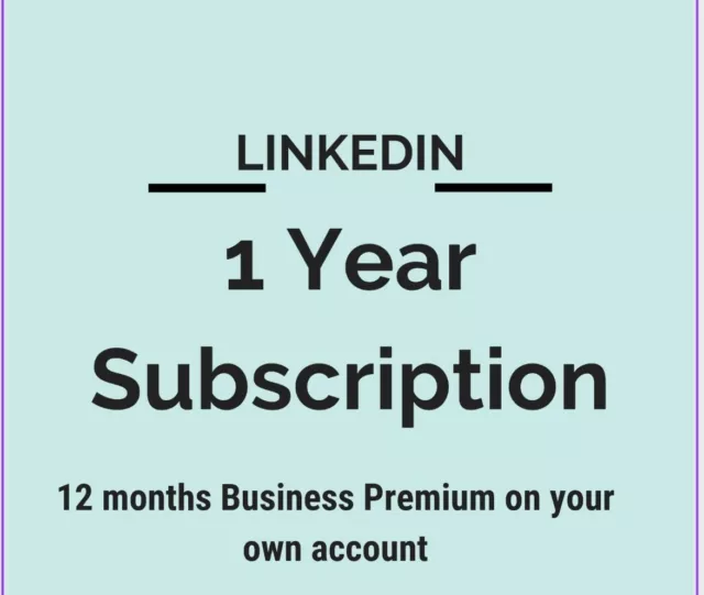 Linkedin premium link 12 months Subscription Linkedin premium link 12 months Subscription