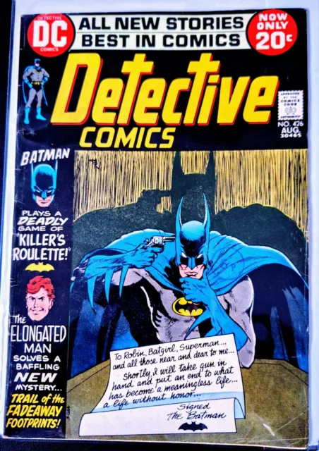 DETECTIVE COMICS #426 VG/FN BATMAN 'KLLERS ROULETTE' ELONGATED MAN DC Comics