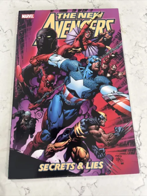 New Avengers Secrets & Lies Graphic Novel Marvel Comics Vol 3 Paperback