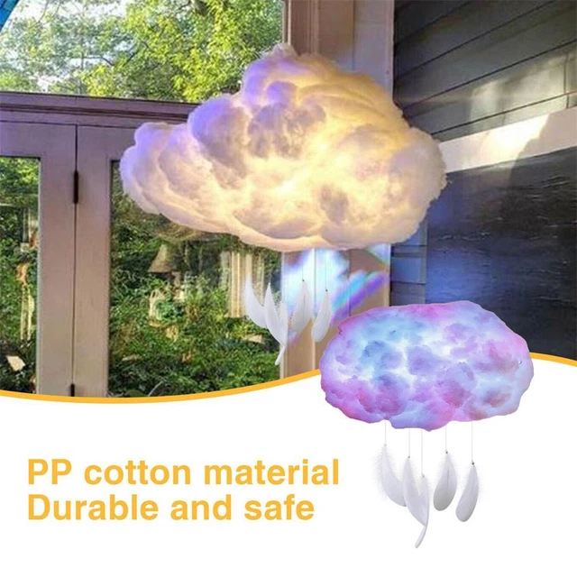 CHILDREN DIY LED Warm White Clouds Lamp Night Light Cloud Creative