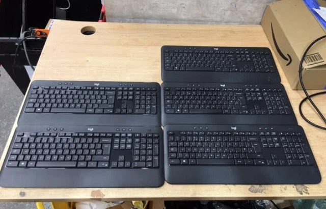 X5 LOGITECH (MK540) K540 Wireless Keyboard Only No Reciever Unit £35.00 ...
