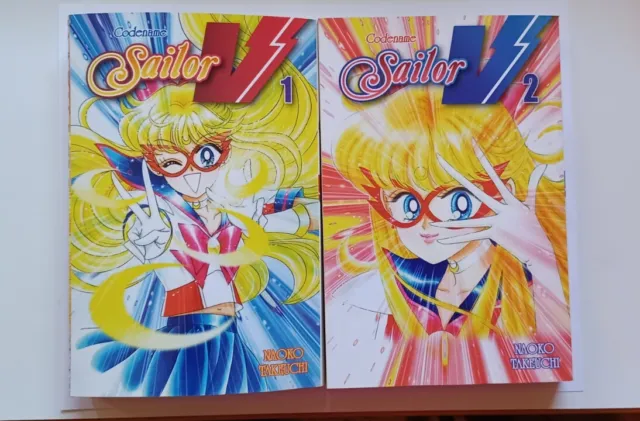 Codename Sailor V Moon Guardian Vol 1 & 2 English Manga Naoko Takeuchi Kodansha