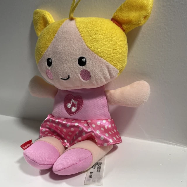 Fisher Price Plush Sweet & Silly Interactive Baby Doll Stuffed Animal 10" 4
