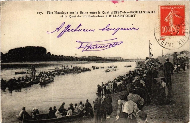 CPA Fete Nautique sur la Seine ISSY-les-MOULINEAU a BILLANCOURT (600369)