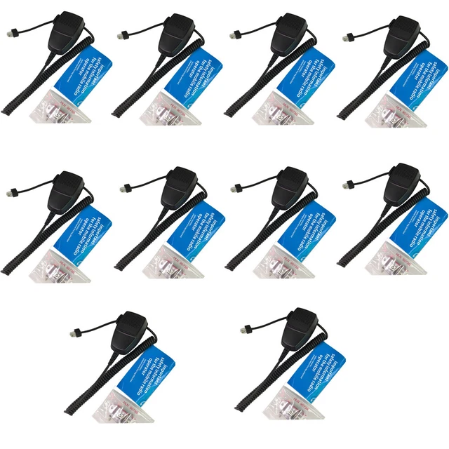10Pcs 8pin HMN3596A Car Mobile Radio Microphone for Motorola GM950 GM300 PRO5100