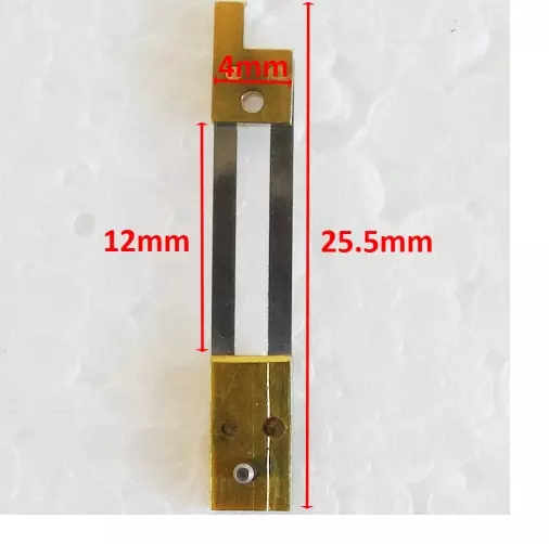 CLOCK SUSPENSION SPRING STEEL BRASS 25.50mm x 4mm x 12mm - CS58131
