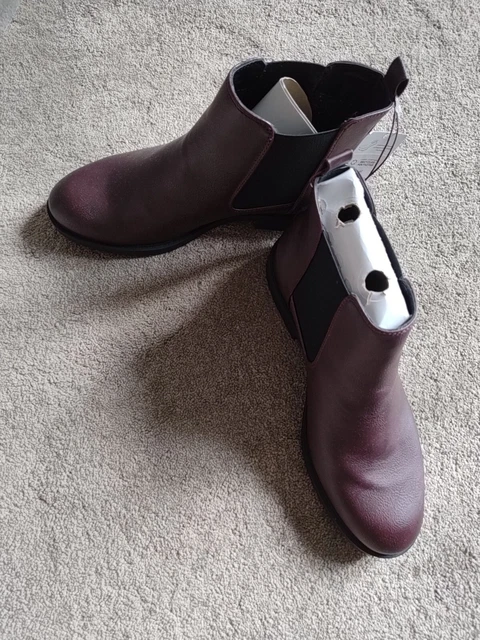 Asda burgundy boots deals