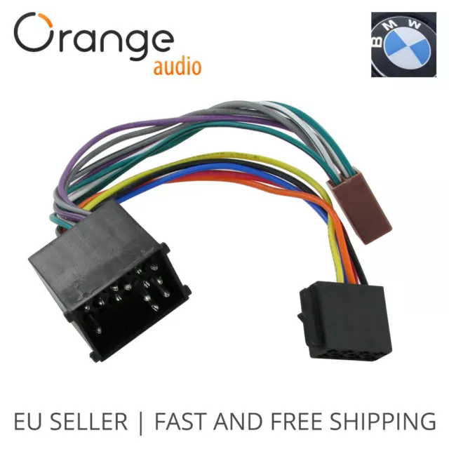 Wiring Lead Harness Adapter for BMW from 1990 to 2003 ISO stereo plug adaptor