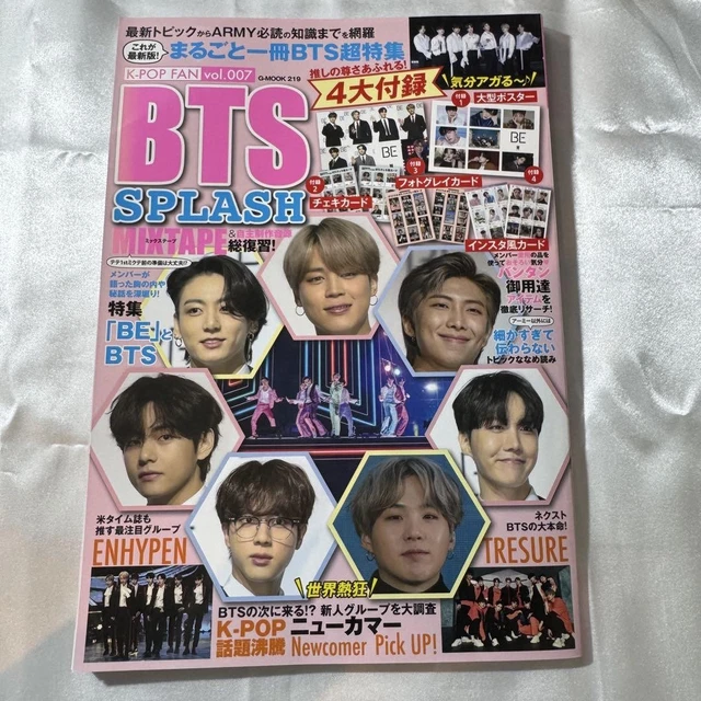 BTS SPLASH MIXTAPE Magazine K-pop Poster Cheki Card Photocard Enhyphen ...