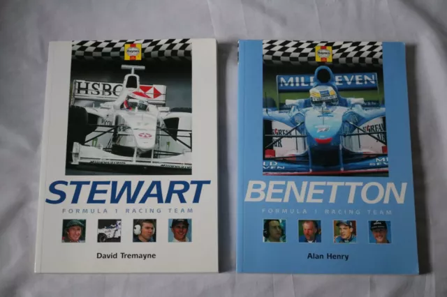 Haynes Stewart and Benetton racing team books