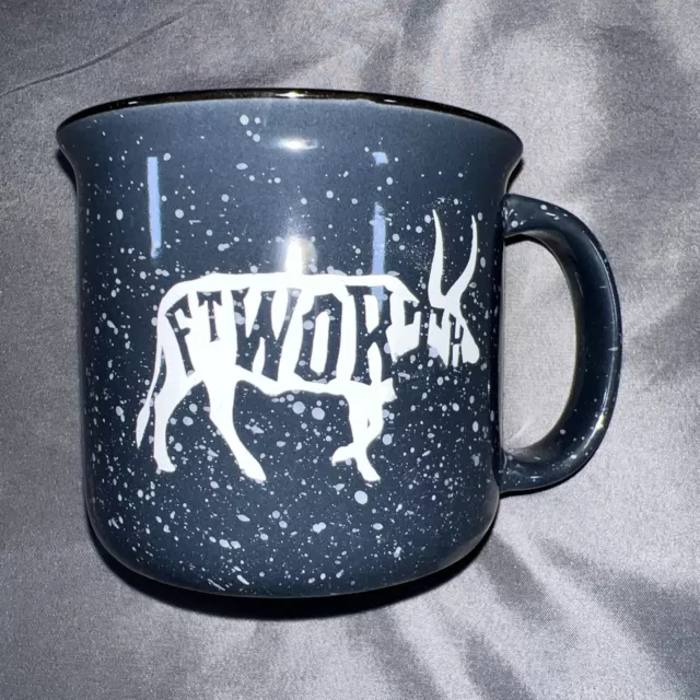 Ft Worth Ceramic Coffee Tea Coco Mug Slate Blue Large