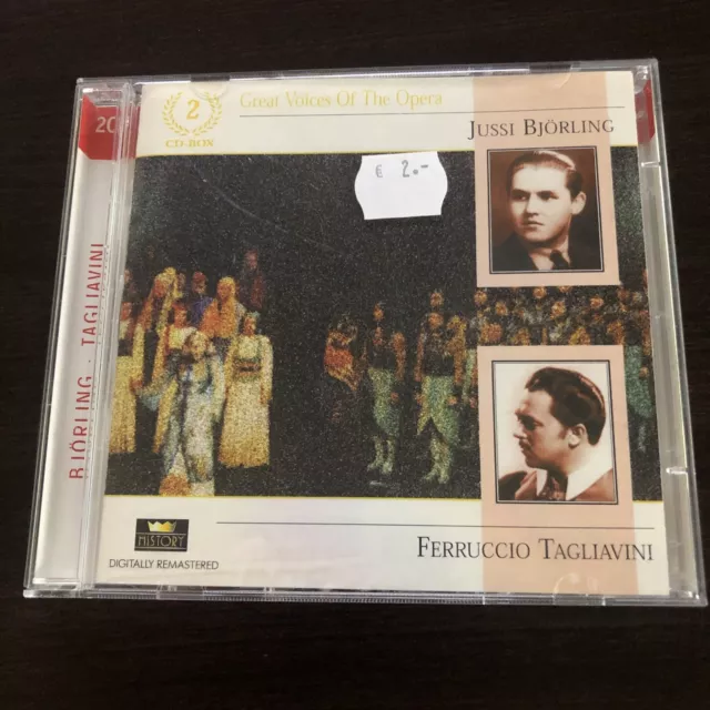 Jussi Björling und Ferruccio Tagliavini  - Great Voices of the Opera - 2 CDs