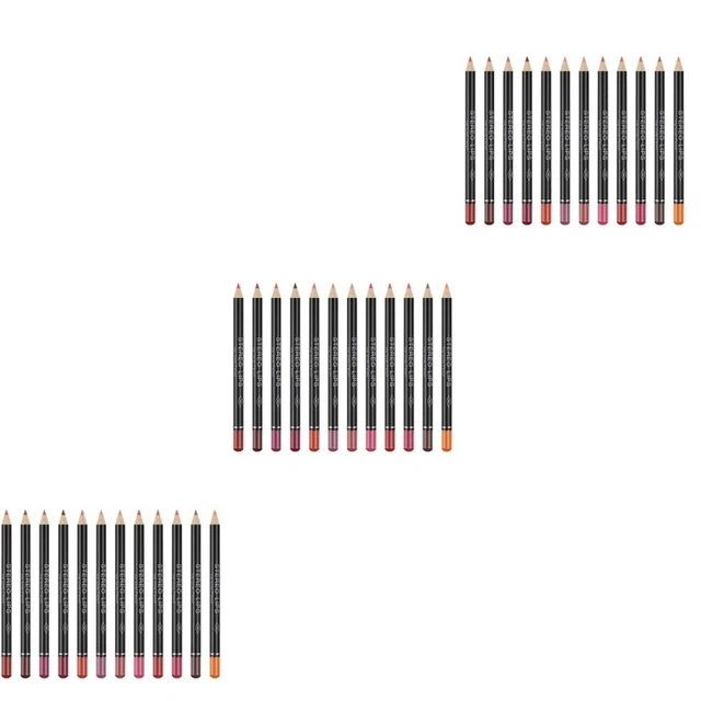 12 Pcs Lip Liner Pencil Matte Lip Pencil Waterproof Lipstick Makeup Lip Pen