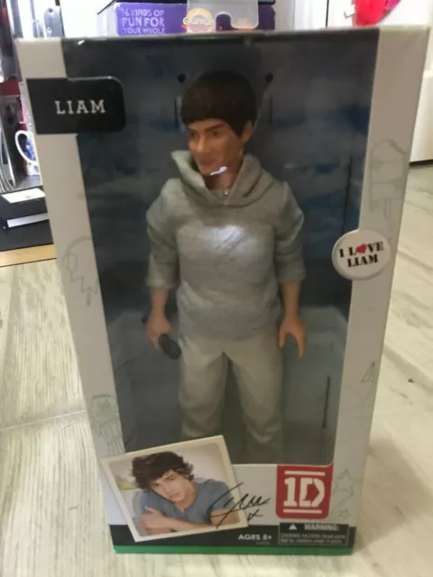 One Direction I Love Liam Payne 1D Doll 2012 Hasbro Rare New In Box M2