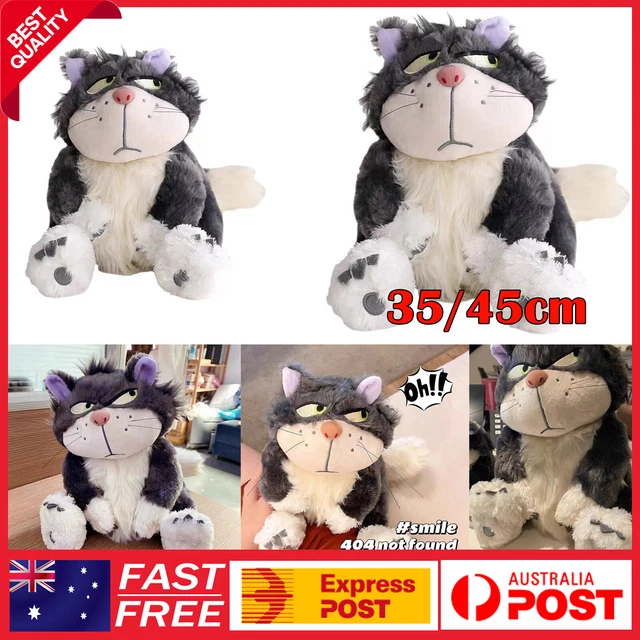 New Disney Cinderella Lucifer Cat Soft Plush Stuffed Toys Dolls With Tag 35/45cm