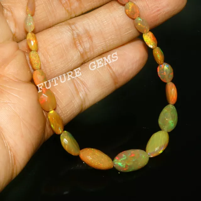 Opal stone opal necklace ethiopain opal necklace galaxy opal opal gem  NP-1716
