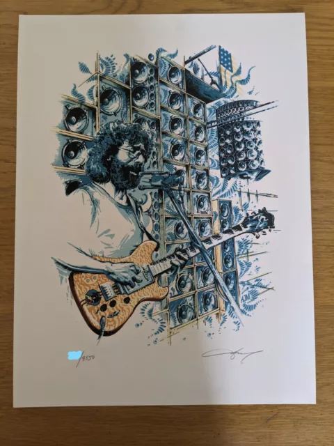 AJ Masthay Stella Blue Poster Print Official Giclee S/N Grateful Dead 2021 /3550