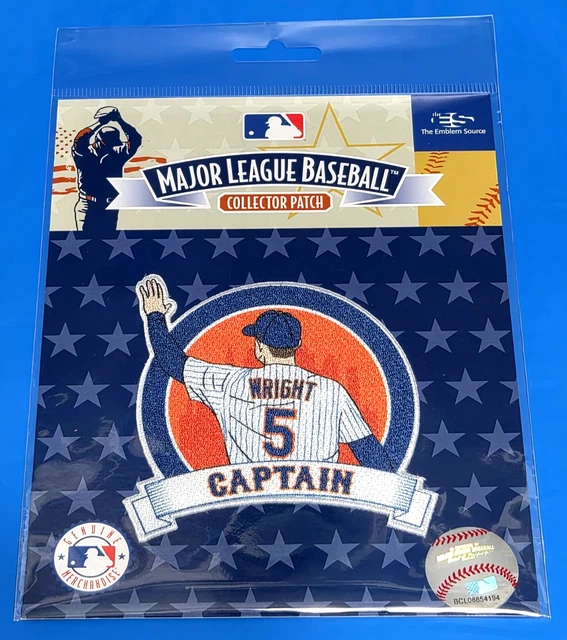 Épingle Retraite David Wright – Broche Capitaine Mets Collector 5 étoiles – Modèle Vintage Exclusif