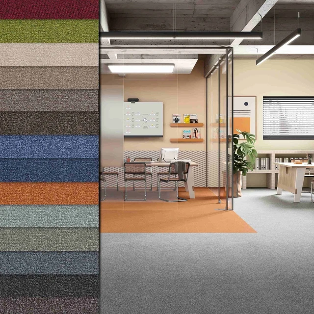 Alfombra comercial retardante de llama duradero 50x50 cm (7,10 £/1 unidad)