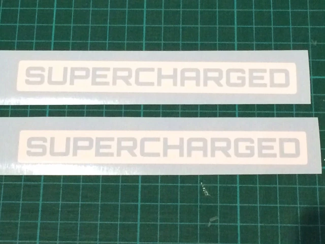 Supercharged R53 MINI x2 cooper Car window Decal Sticker R53  GP BMW JCW