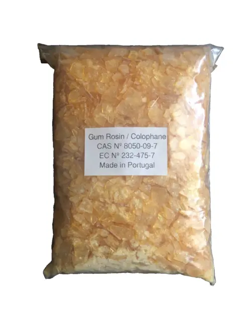 Gum rosin pine resin colophony Flakes 700 grams 100% Natural 1,54 lb Pure