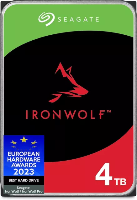 Seagate IronWolf 4 TB NAS disco duro interno CMR 35 pulgadas SATA 6 GB