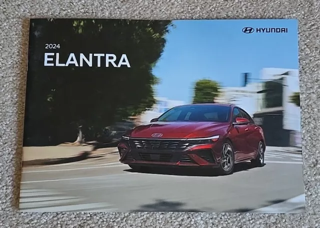2024 Hyundai Elantra Original Sales Brochure