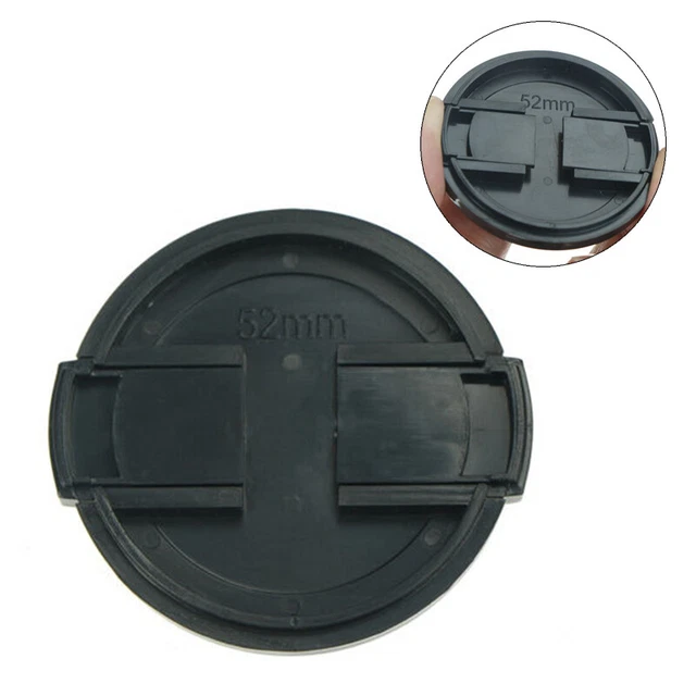 On Front DV Leica 52mm Cover For SLR DSLR Camera Plastic Snap Lens Cap