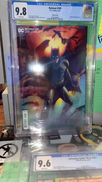 Batman #109  Joshua Middleton Variant     DC Comics  1st Print  CGC 9.8