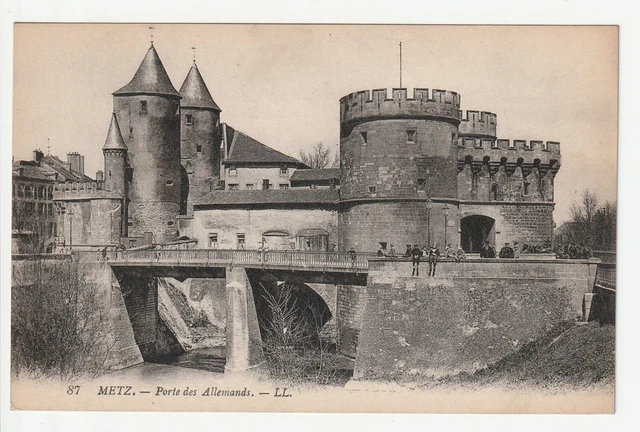 METZ  - Moselle - CPA 57 - Les portes - Porte des Allemands vue N° 8