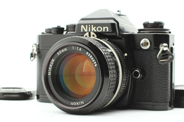 [EXC+5+] Nikon FE Black 35mm SLR Film Camera + Ai 50mm f/1.4 Lens From JAPAN K98