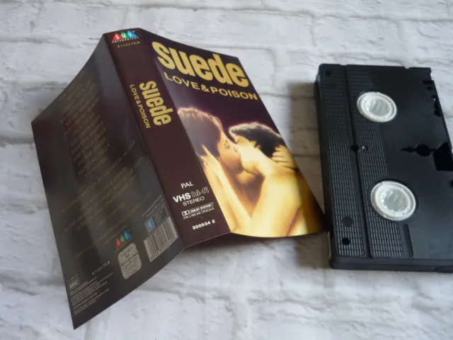 SUEDE - LOVE & Poison VHS Video Tape, Indie, Animal Nitrate, So
