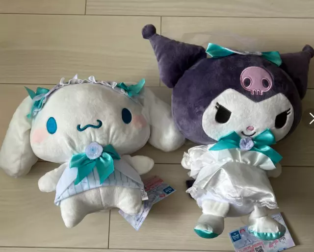 SANRIO SOMETHING BLUE Fairy BIG Peluche Poupée Kuromi & Cinnamoroll Set  EUR 92,27 - PicClick FR