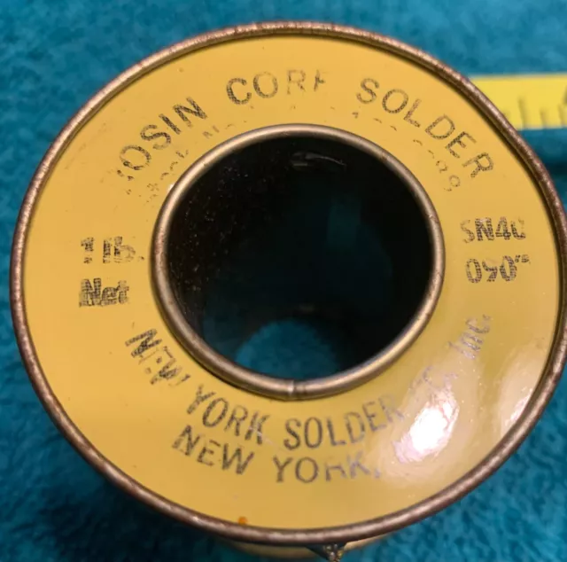 VINTAGE TOP LINE Rosin Core Standard Wire Solder Electrical