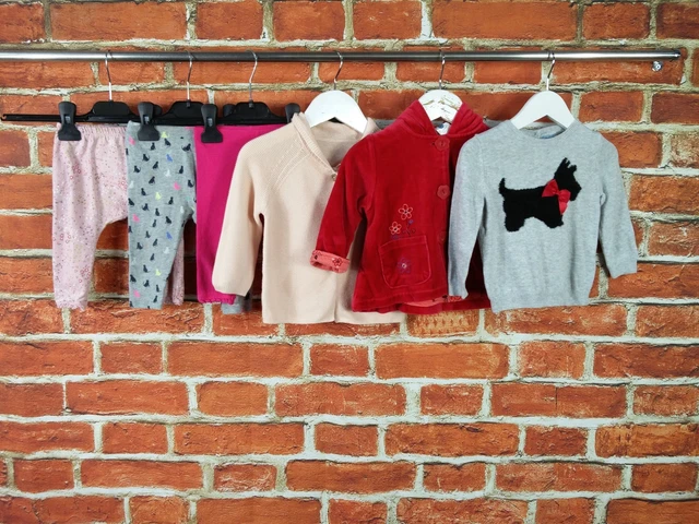 Baby Girls Bundle Age 6-12 Months Next Gap M&S Etc Jumper Jacket Leggings 80Cm