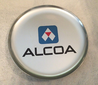 Alcoa American Aluminum 8.25" round advertising logo tray plate