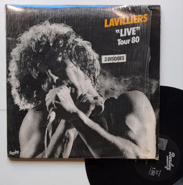 LP 33T  Bernard Lavilliers  "Live tour 80" - (TB/B)