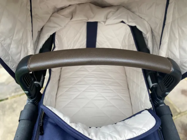 Bugaboo Cameleon 3 Pushchair - Navy Blue with Cream Quilting- great condition 