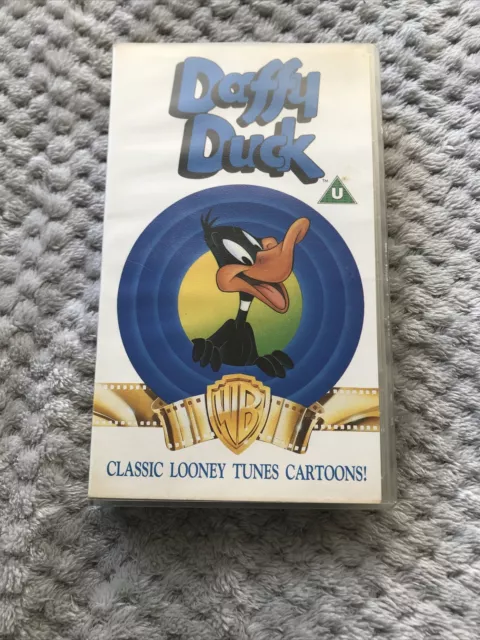 Daffy Duck VHS video tape Classic Looney Tunes Cartoons