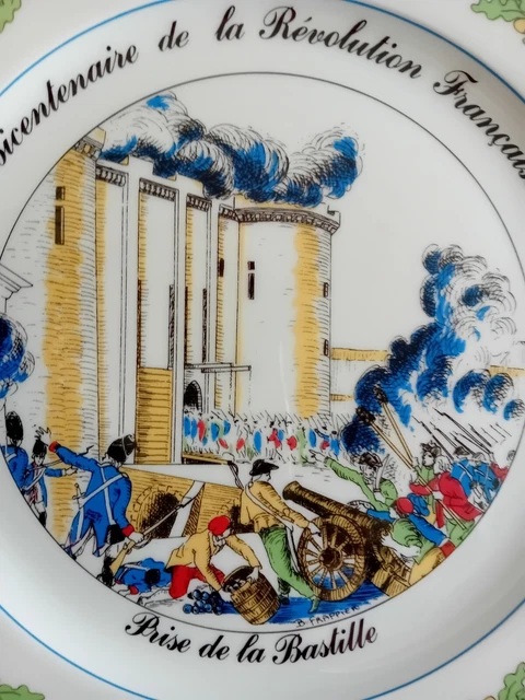 Assiette en Porcelaine – Bicentenaire Révolution Française
