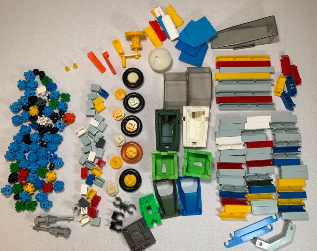 Large Lot Vintage Construx Fisher Price Construx Building Pieces Toys 200 Pcs