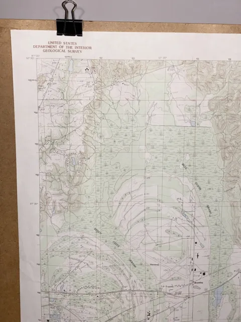 Burnsville Alabama River Selma Dallas County Map Topographical Survey Byrnville 2