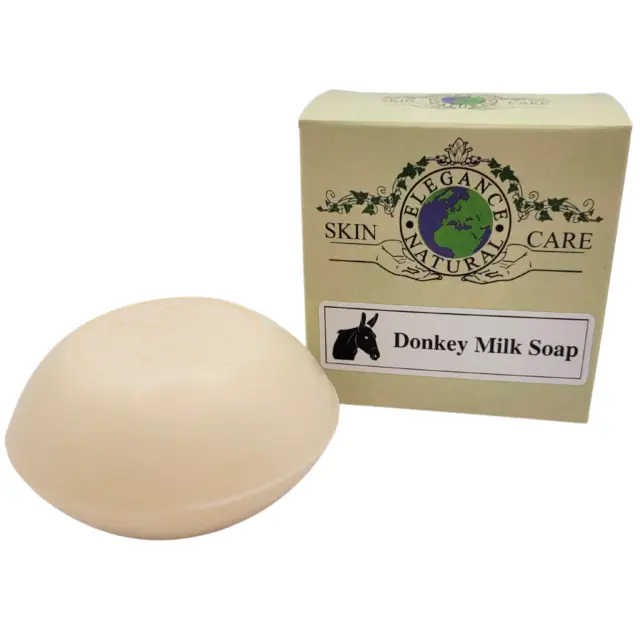 Donkey Milk 100g Soap Elegance Natural Skin Care Triple Milled Hand Finished UK