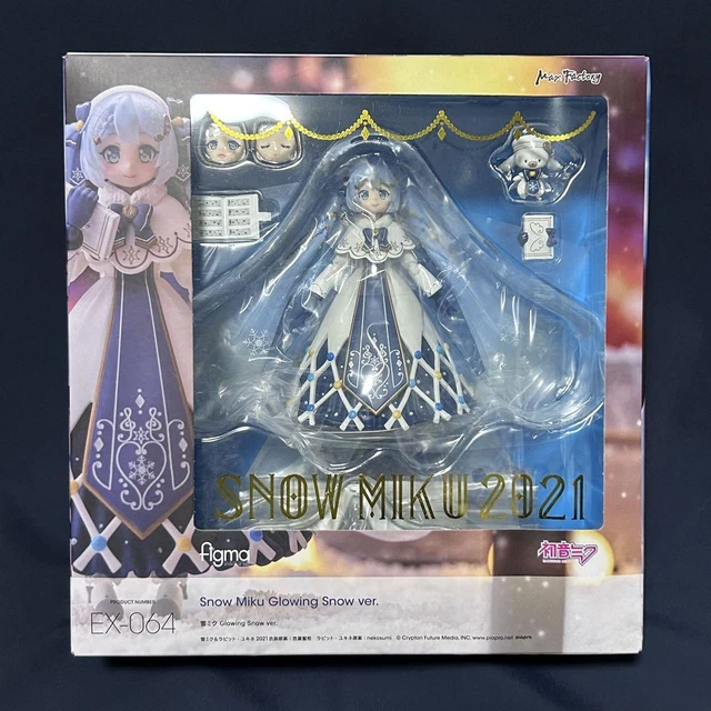 [NON OUVERT EN BOITE] figma EX-64 Hatsune Miku Snow Miku 2021 Glowing ...