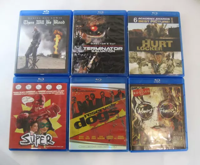 Lote De 6 Blu-Ray Dvds Acción Comedia Peliculas The Hurt Locker Terminator