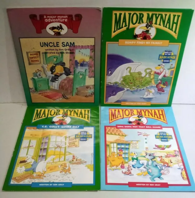 Vintage Major Mynah Book Bundle (4 Books); By Ken Gray