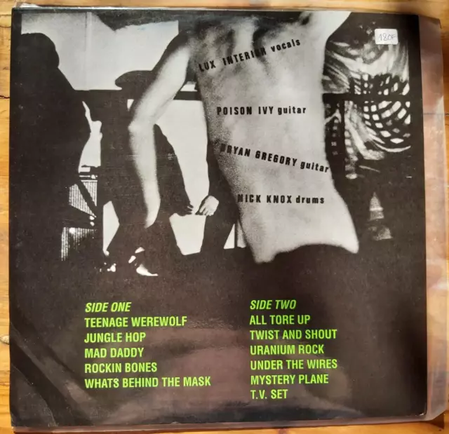 The Cramps, All Tore Up, Revisited Records, Australia, 1989, vintage, vinyle 2