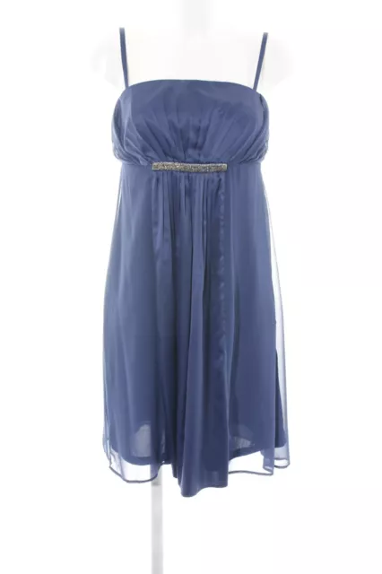 ESPRIT Abendkleid Damen Gr. DE 36 blau Elegant